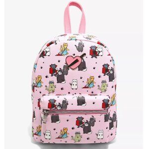 Horror Cat Pink Mini Backpack Hot Topic Exclusive Kitten Bag NWOT
